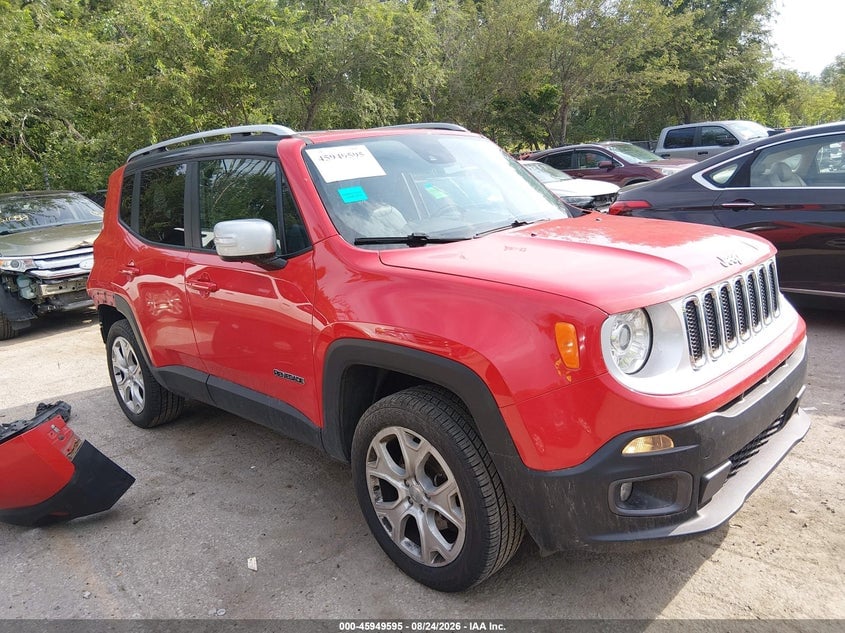 2017 JEEP RENEGADE LIMITED | ZACCJBDBXHPG31023 | UPCARS