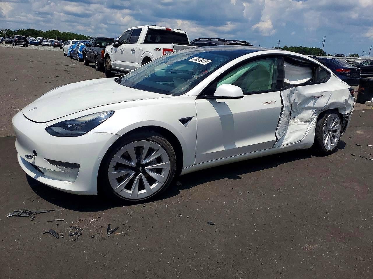 2021 TESLA MODEL 3 | 5YJ3E1EB5MF037275 | UPCARS