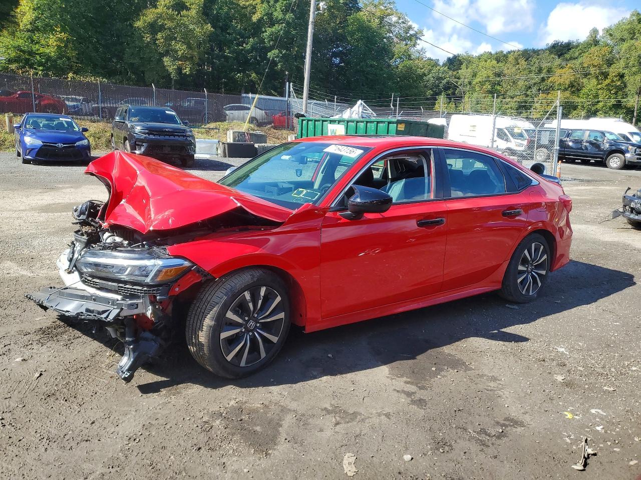 2022 HONDA CIVIC EX | 2HGFE1F72NH325727 | UPCARS