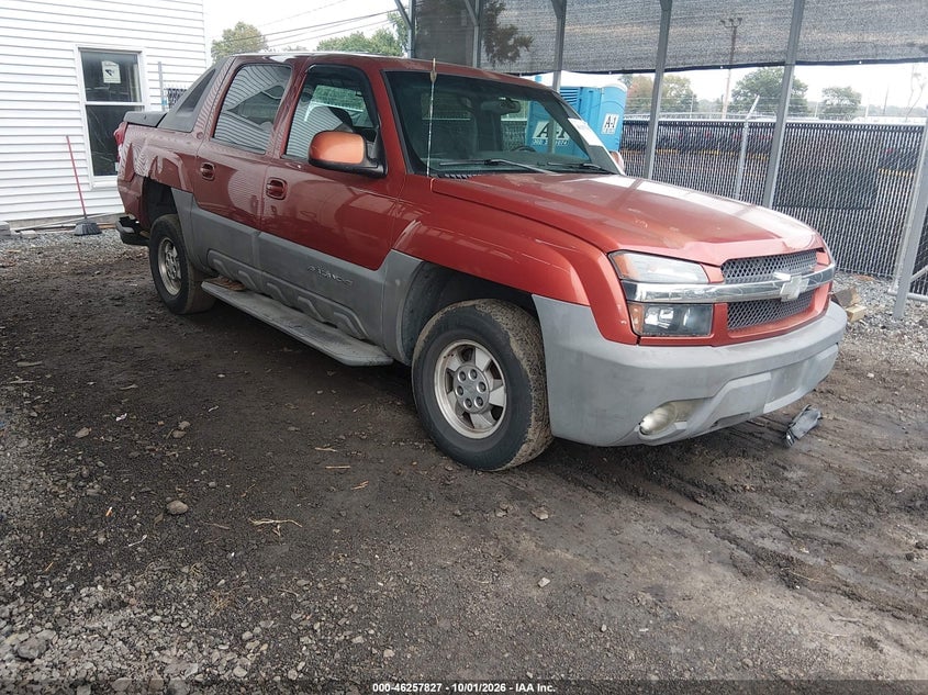 2002 CHEVROLET AVALANCHE 1500 | 3GNEC13T92G305477 | UPCARS