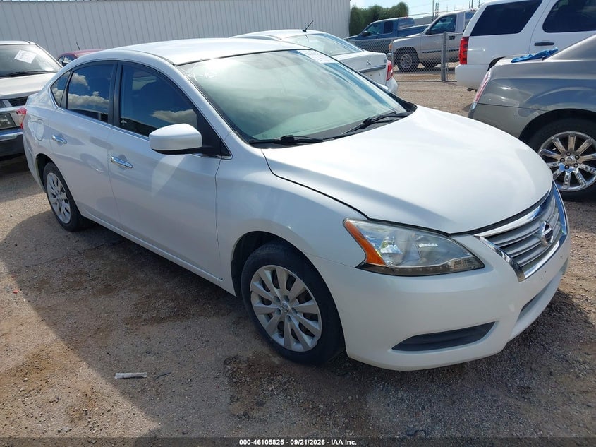 2013 NISSAN SENTRA S | 3N1AB7AP1DL562231 | UPCARS