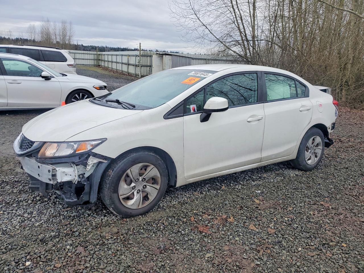 2013 HONDA CIVIC LX | 2HGFB2F51DH530998 | UPCARS