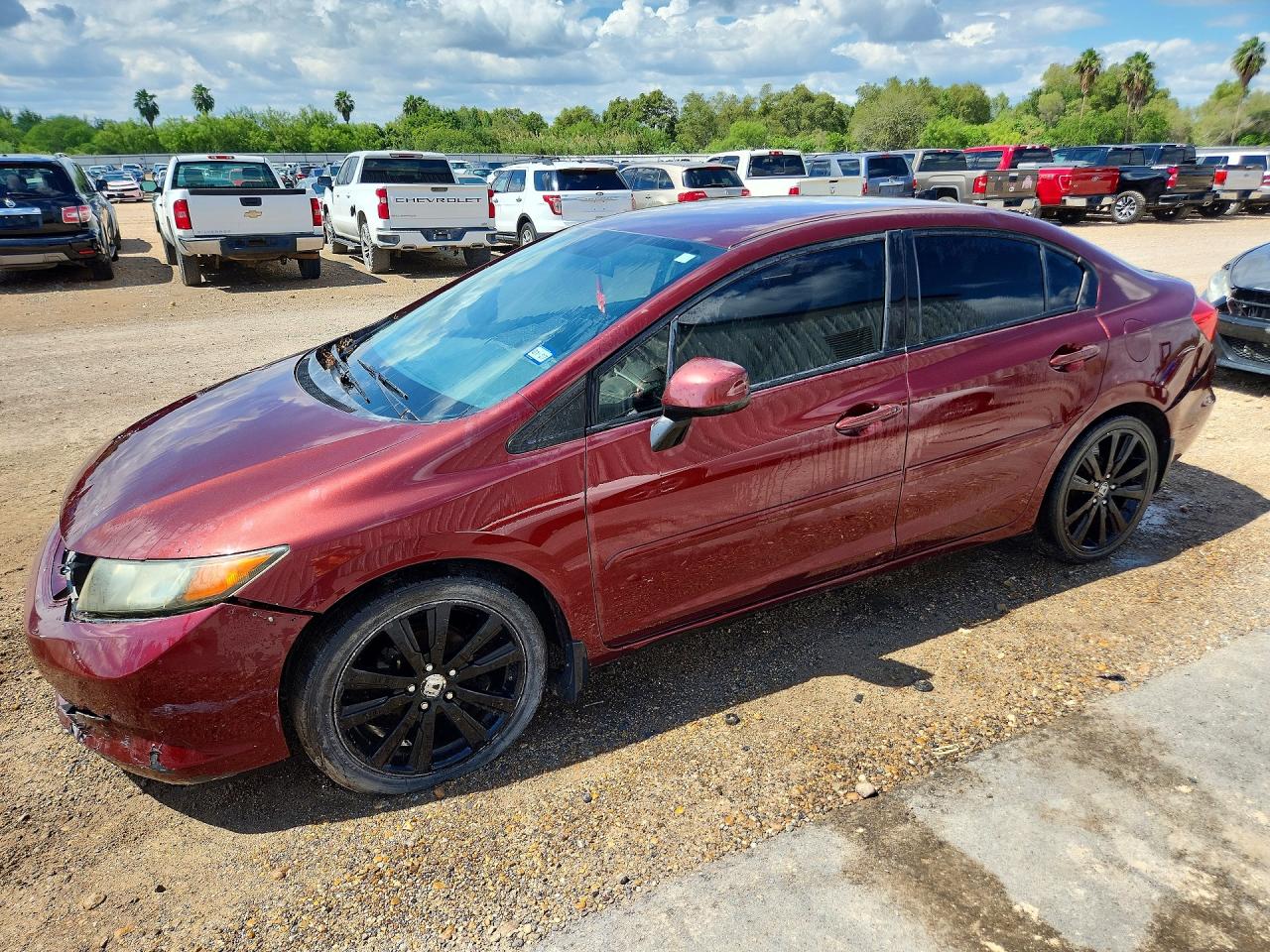 2012 HONDA CIVIC LX | 2HGFB2F58CH541110 | UPCARS