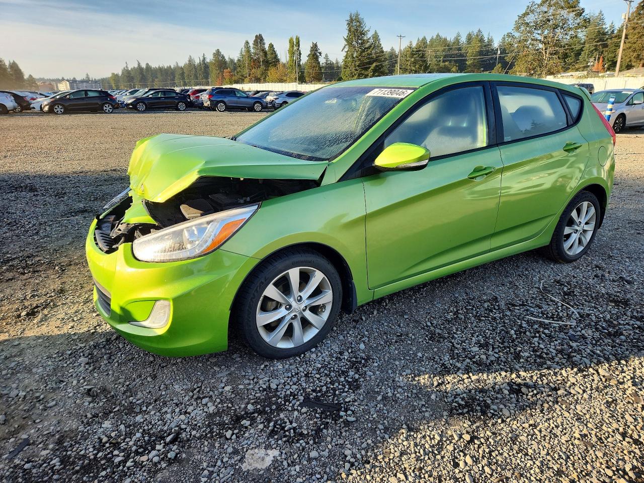 2014 HYUNDAI ACCENT SE | KMHCU5AE9EU186304 | UPCARS
