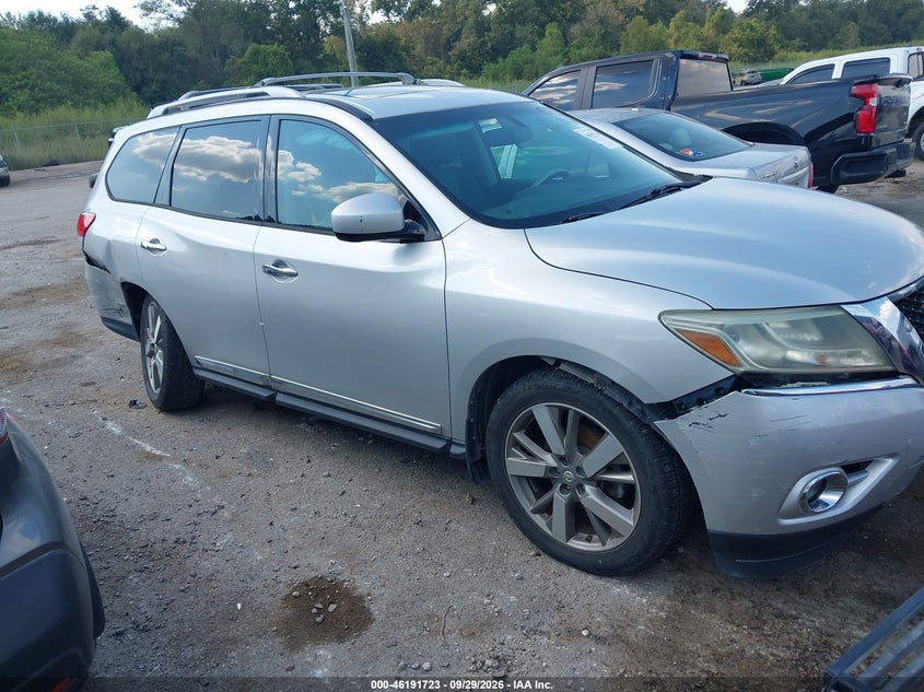 2014 NISSAN PATHFINDER PLATINUM | 5N1AR2MNXEC687713 | UPCARS
