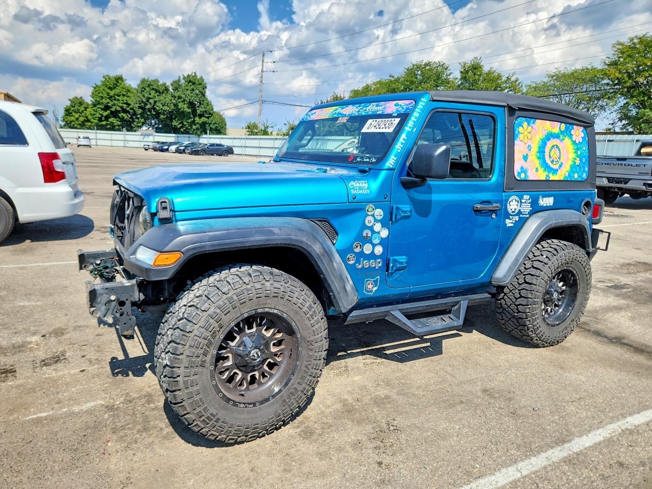 2019 JEEP WRANGLER SPORT | 1C4GJXAG1KW640959 | UPCARS