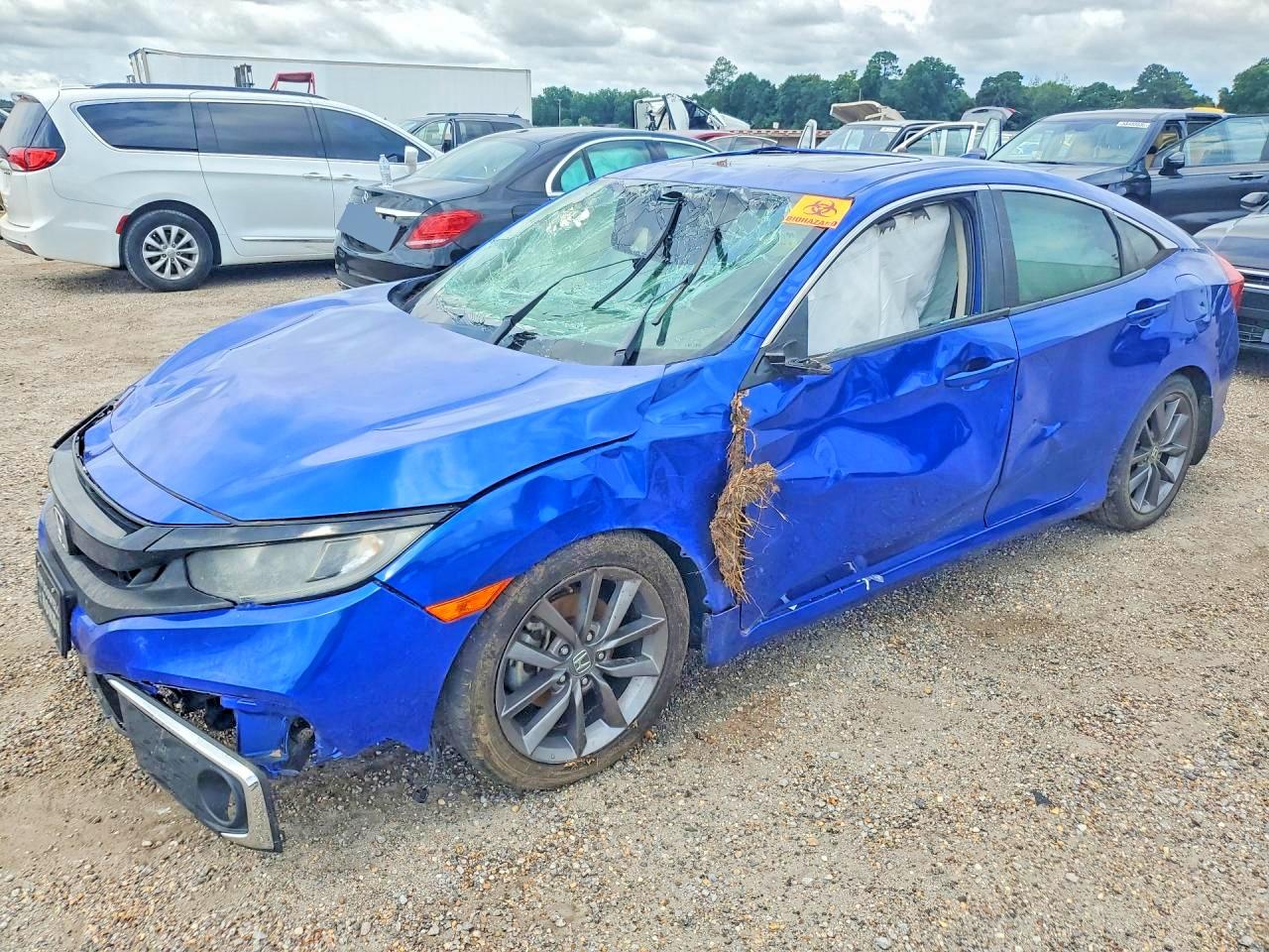 2019 HONDA CIVIC EXL | 19XFC1F72KE015282 | UPCARS