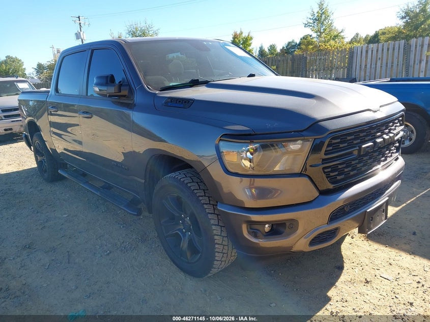 2022 RAM 1500 BIG HORN  4X4 5'7 BOX | 1C6RRFFG6NN379978 | UPCARS