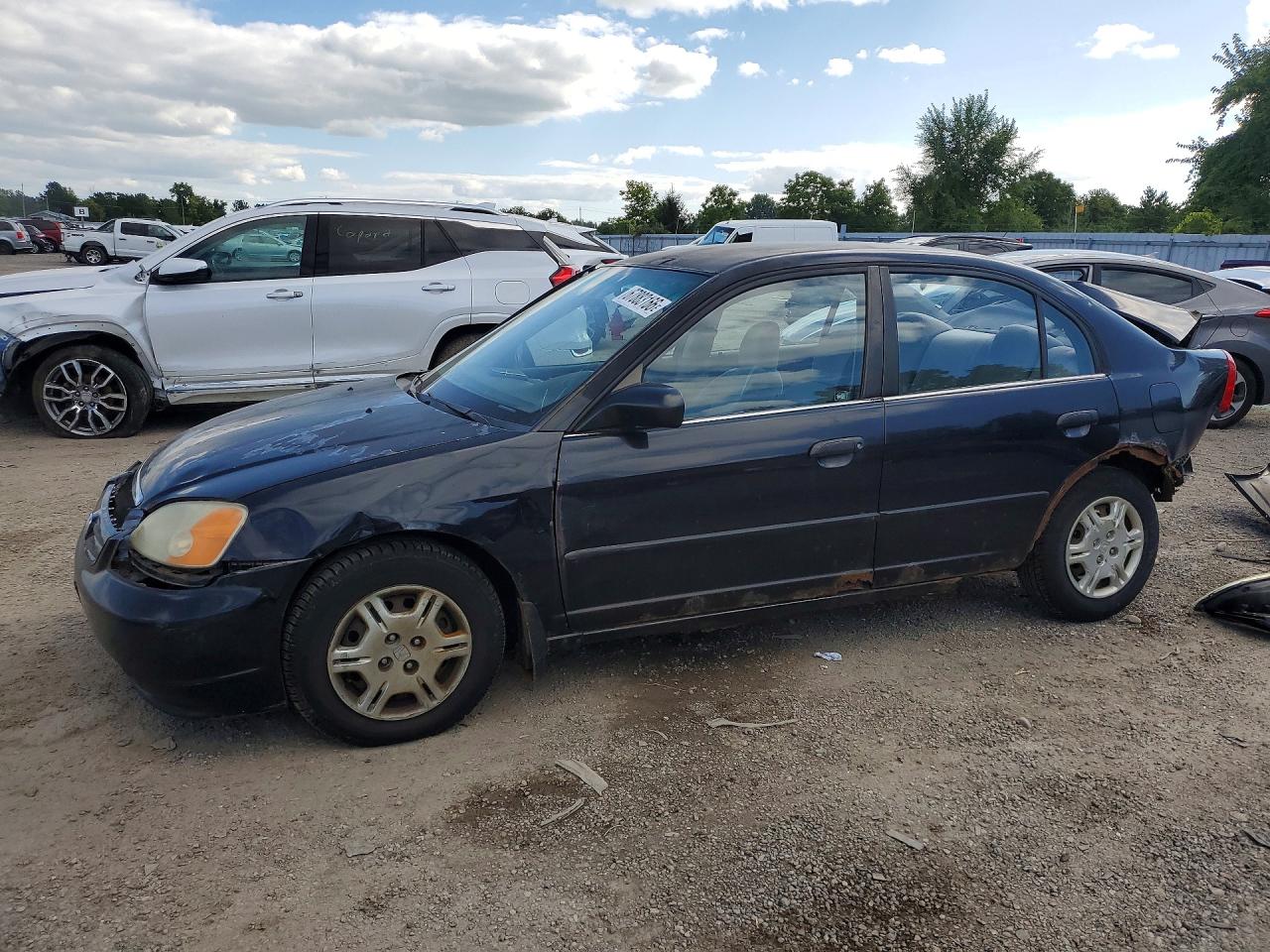 2001 HONDA CIVIC DX | 2HGES16251H902396 | UPCARS