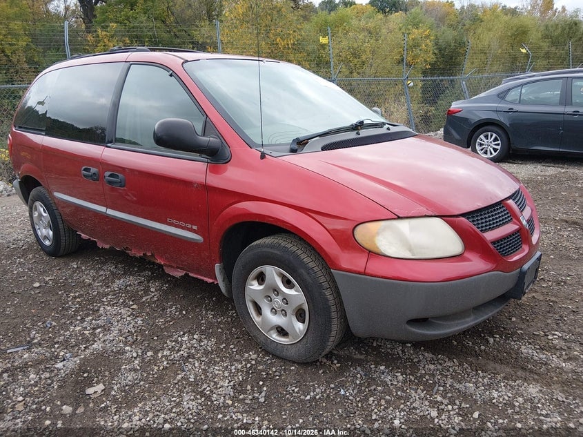 2001 DODGE CARAVAN SE | 1B4GP25G31B100883 | UPCARS