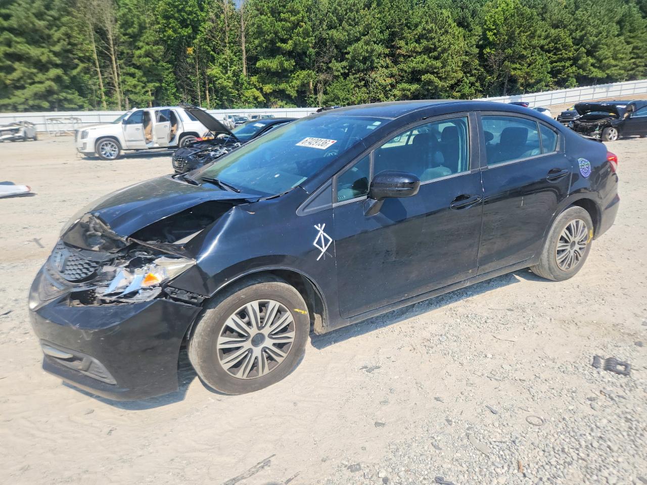 2014 HONDA CIVIC LX | 19XFB2F51EE011106 | UPCARS