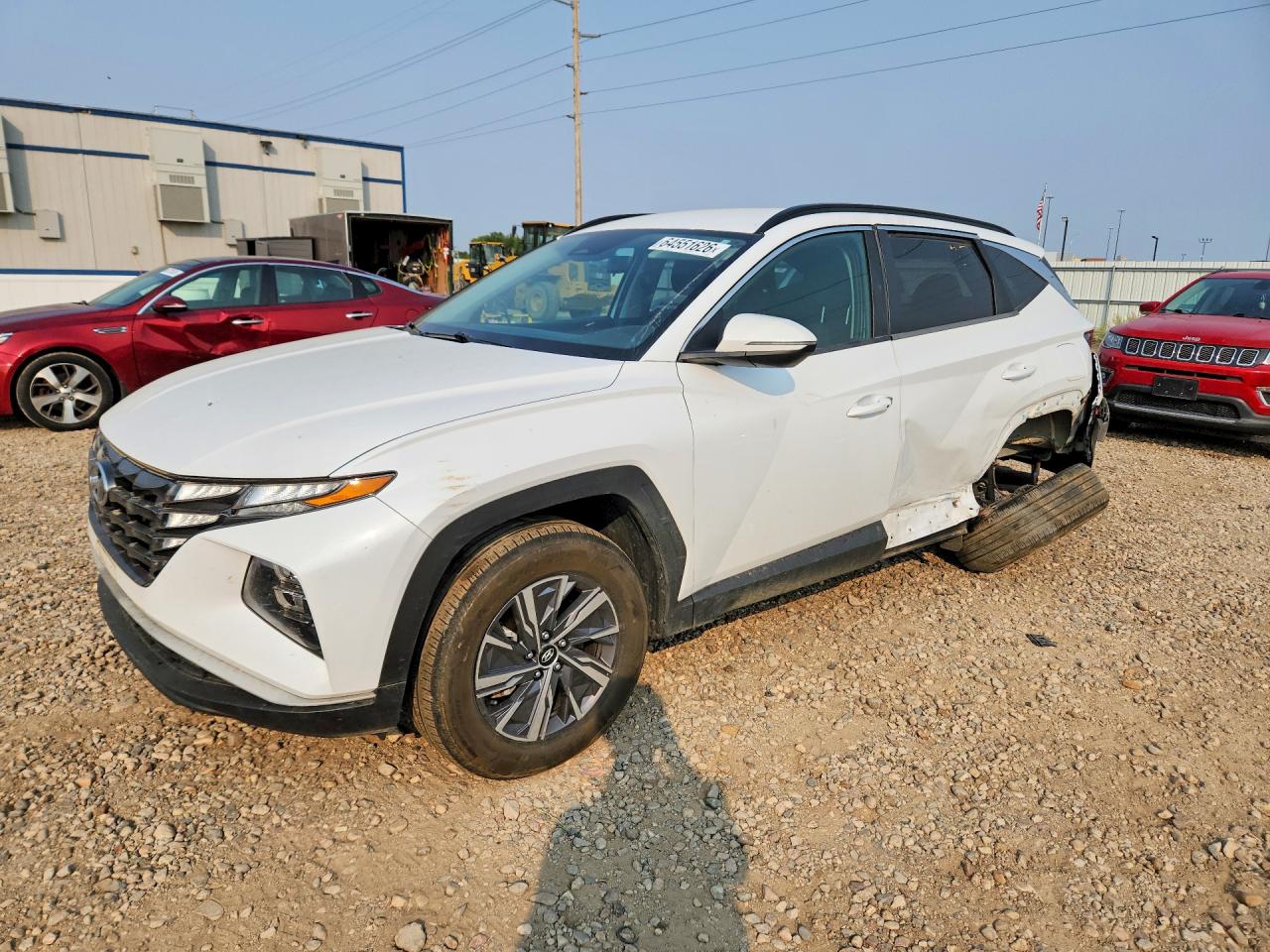 2022 HYUNDAI TUCSON BLUE | KM8JBCA14NU051228 | UPCARS