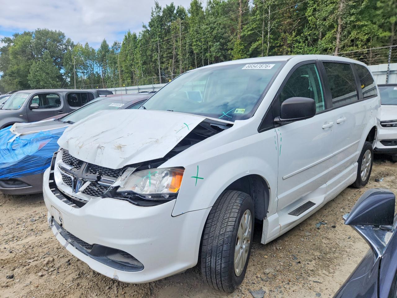 2017 DODGE CARAVAN SE | 2C4RDGBG5HR848603 | UPCARS