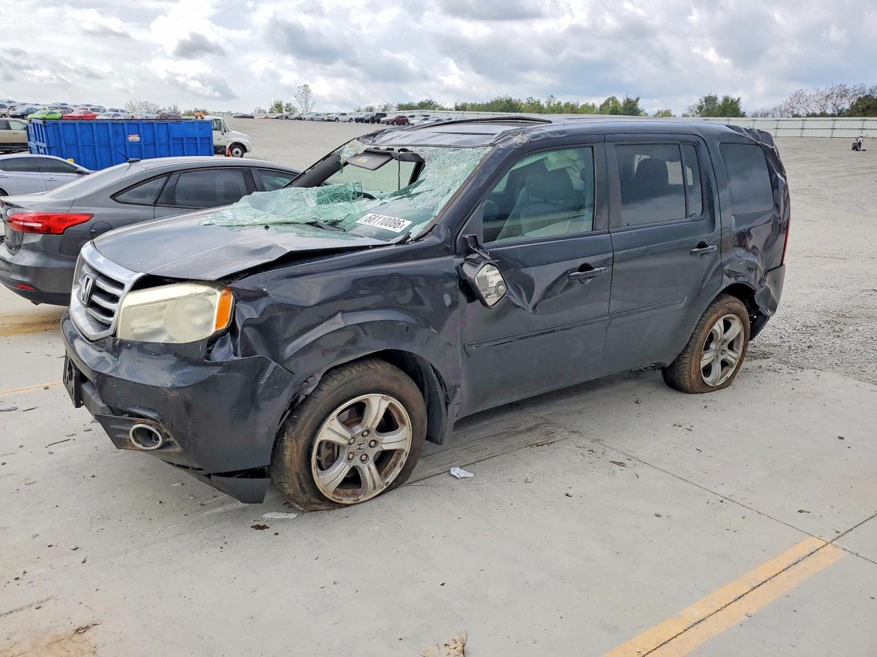 2013 HONDA PILOT EXL | 5FNYF4H66DB011139 | UPCARS