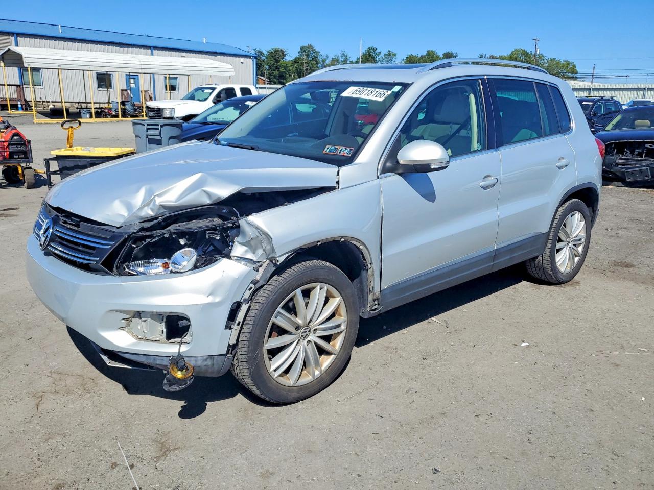 2013 VOLKSWAGEN TIGUAN S | WVGBV7AX5DW510955 | UPCARS
