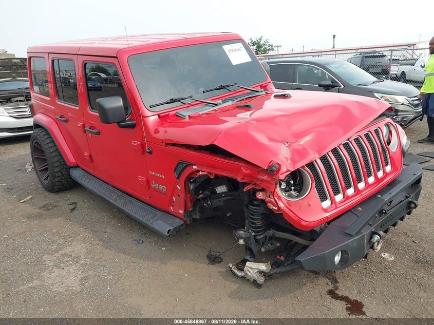 2020 JEEP WRANGLER UNLIMITED SAHARA | 1C4HJXEN8LW221263 | UPCARS
