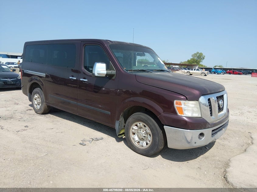 2013 NISSAN NV PASSENGER NV3500 HD SL V8 | 5BZAF0AA3DN201281 | UPCARS