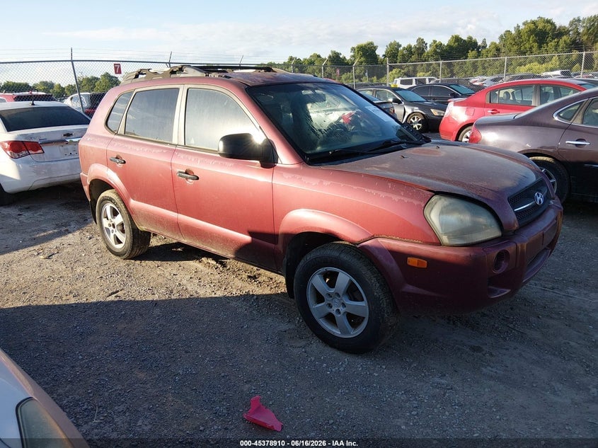 2006 HYUNDAI TUCSON GL | KM8JM12B26U353625 | UPCARS