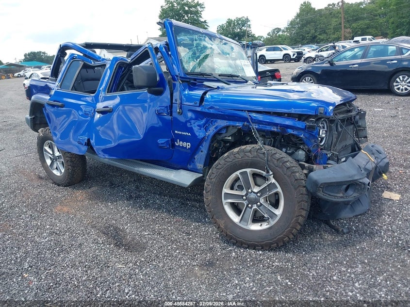 2020 JEEP WRANGLER UNLIMITED SAHARA 4X4 | 1C4HJXEN3LW166642 | UPCARS
