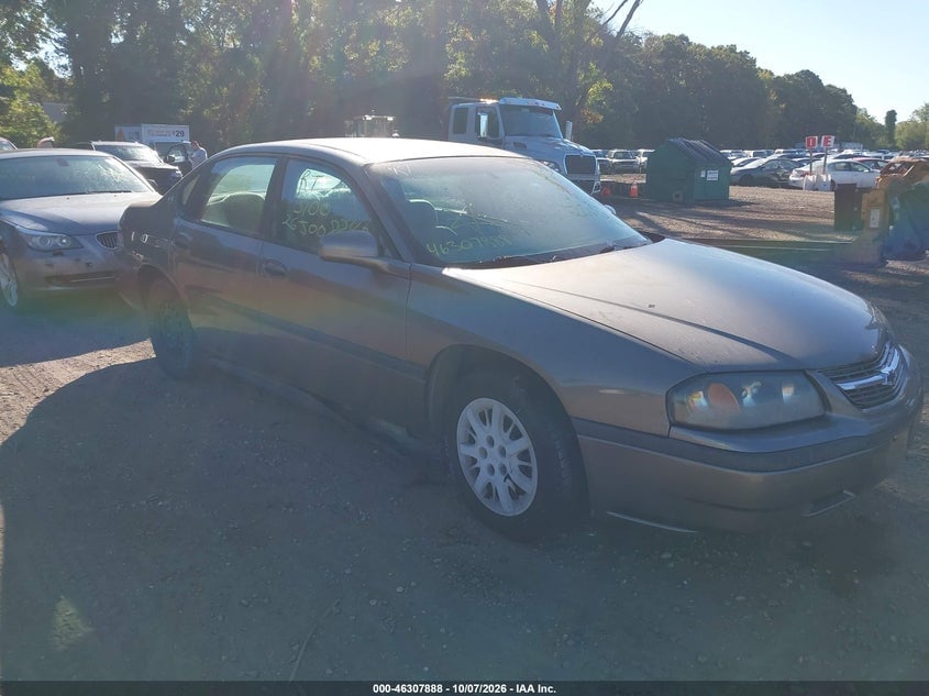 2003 CHEVROLET IMPALA | 2G1WF52E039378708 | UPCARS