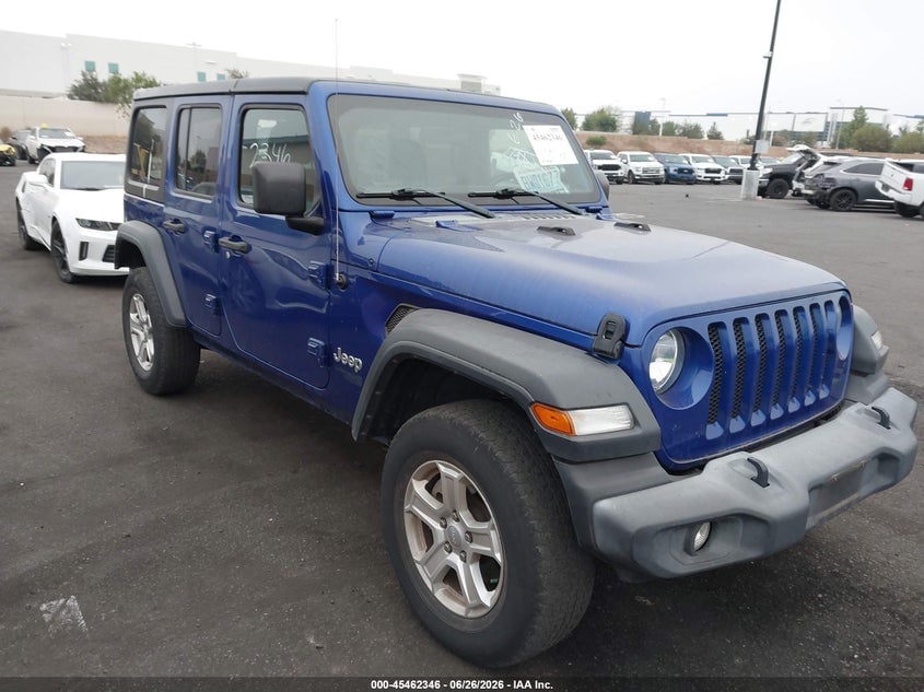 2019 JEEP WRANGLER UNLIMITED SPORT S 4X4 | 1C4HJXDGXKW602663 | UPCARS