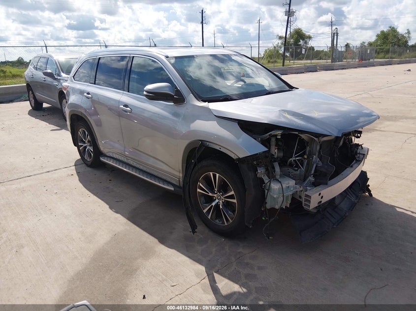 2016 TOYOTA HIGHLANDER XLE V6 | 5TDKKRFH6GS502264 | UPCARS