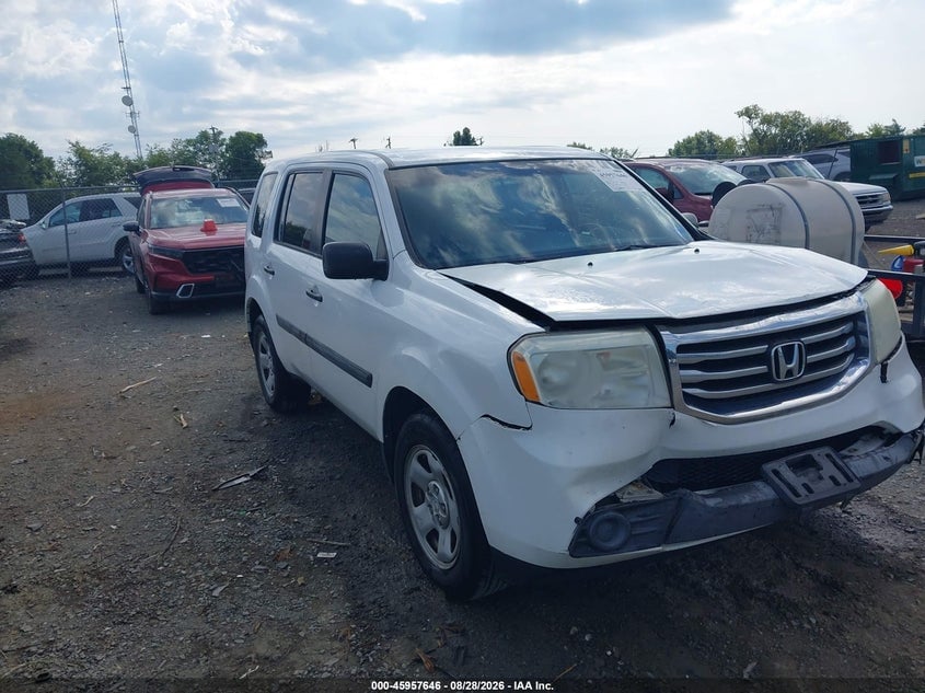 2014 HONDA PILOT LX | 5FNYF4H24EB041142 | UPCARS