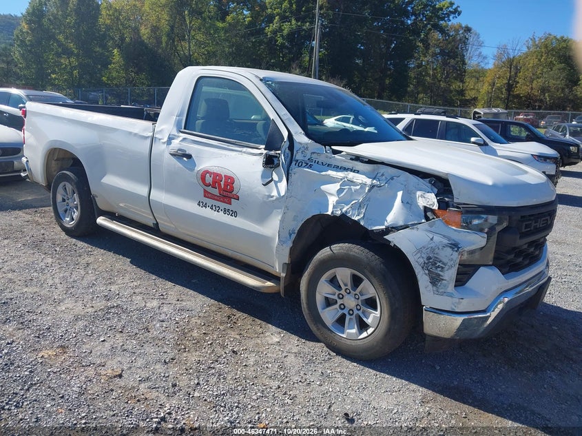 2023 CHEVROLET SILVERADO 1500 2WD  LONG BED WT | 3GCNAAED2PG295449 | UPCARS