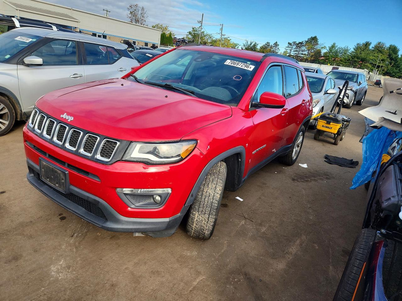 2018 JEEP COMPASS LATITUDE | 3C4NJDBB2JT392458 | UPCARS