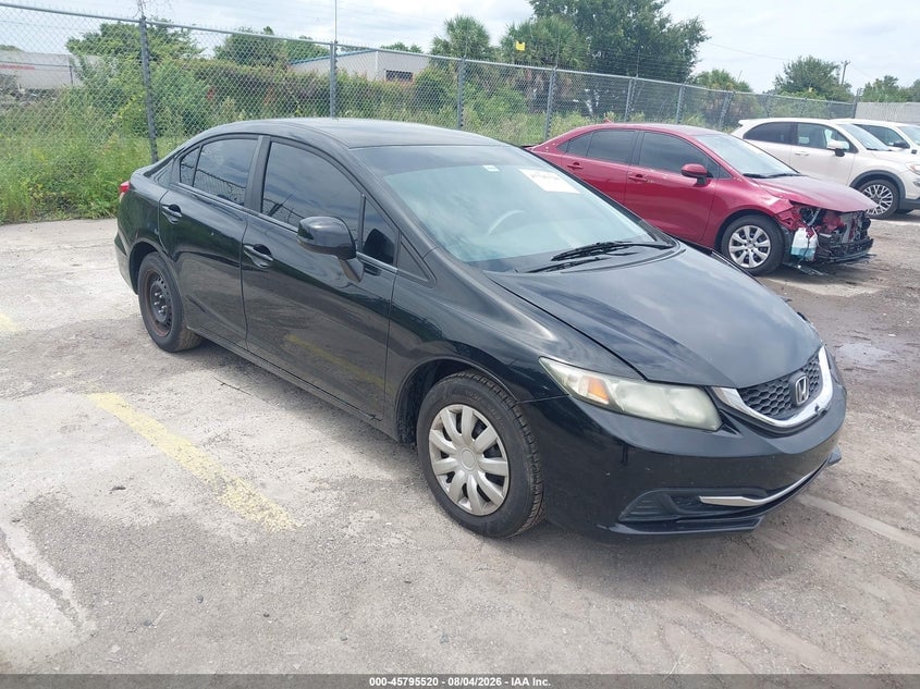 2013 HONDA CIVIC LX | 19XFB2F53DE277581 | UPCARS