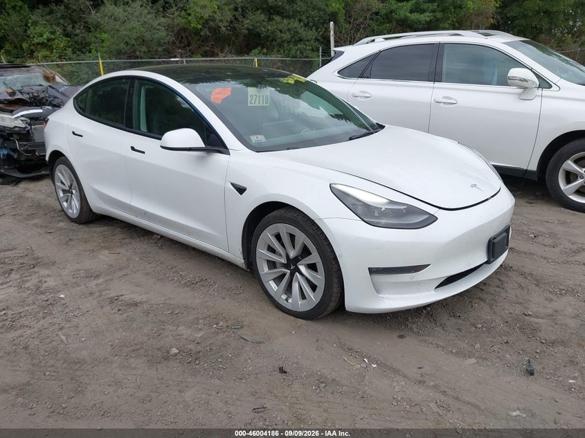 2022 TESLA MODEL 3 LONG RANGE DUAL MOTOR ALL-WHEEL DRIVE | 5YJ3E1EB4NF105163 | UPCARS