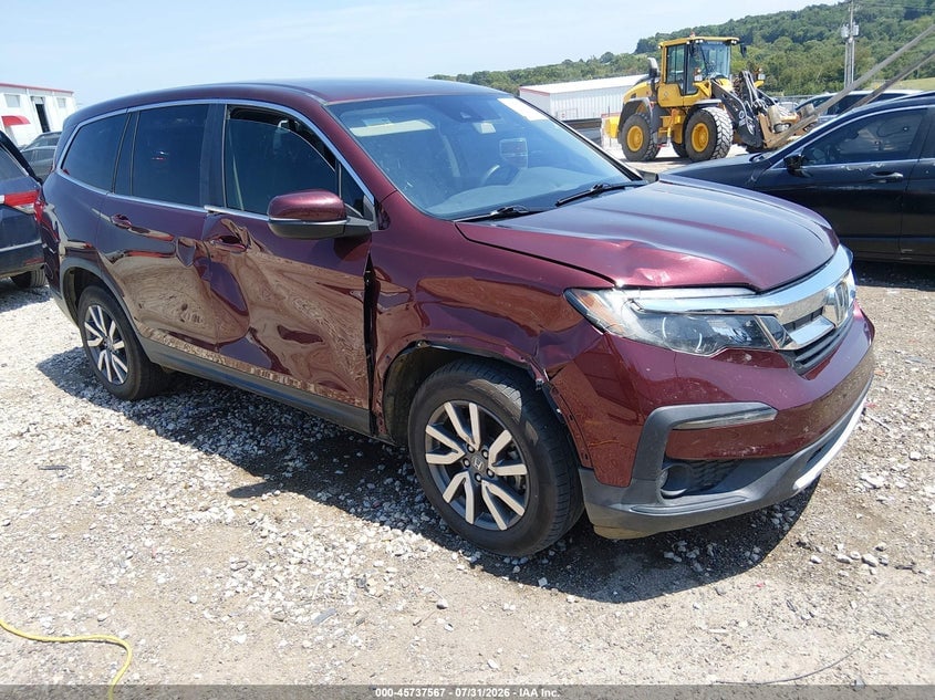 2019 HONDA PILOT EX | 5FNYF5H39KB045648 | UPCARS