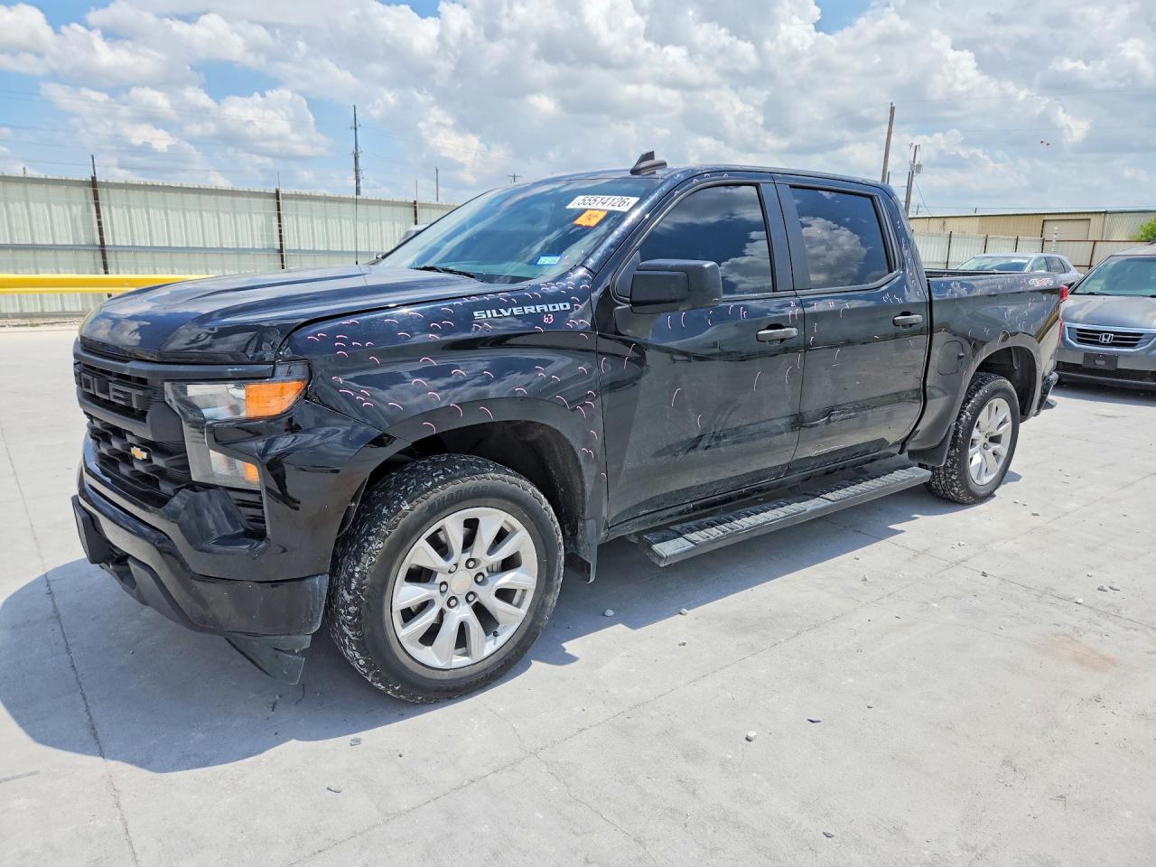 2022 CHEVROLET SILVERADO K1500 CUSTOM | 3GCPDBEK7NG560870 | UPCARS