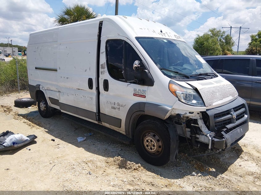 2016 RAM PROMASTER 3500 HIGH ROOF | 3C6URVHD3GE116152 | UPCARS