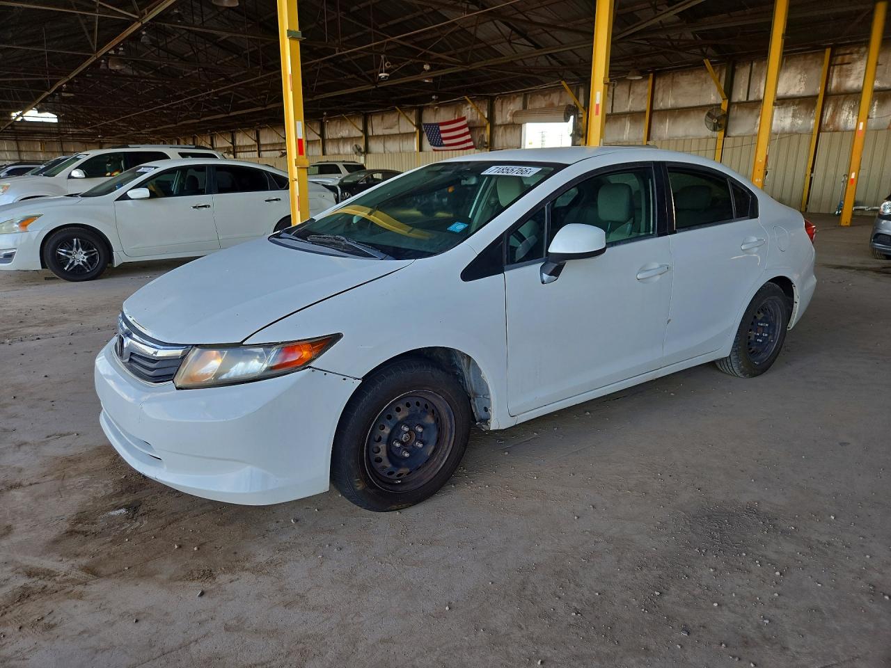 2012 HONDA CIVIC LX | 2HGFB2F52CH612320 | UPCARS