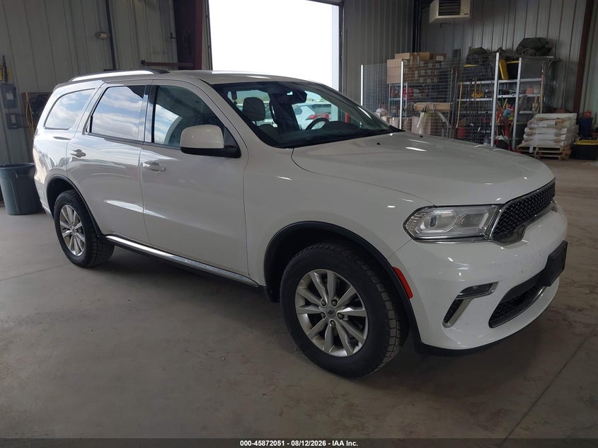 2021 DODGE DURANGO SXT PLUS AWD | 1C4RDJAG9MC740695 | UPCARS