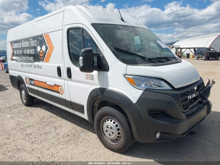 2025 RAM PROMASTER 3500 CARGO VAN TRADESMAN HIGH ROOF 159 WB EXT | 3C6MRVJG3SE563271 | UPCARS