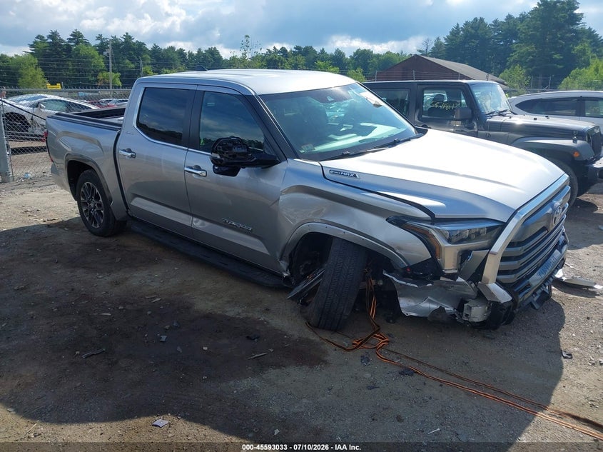 2025 TOYOTA TUNDRA HYBRID LIMITED CREWMAX 6.4' BED | 5TFJC5DB6SX098692 | UPCARS