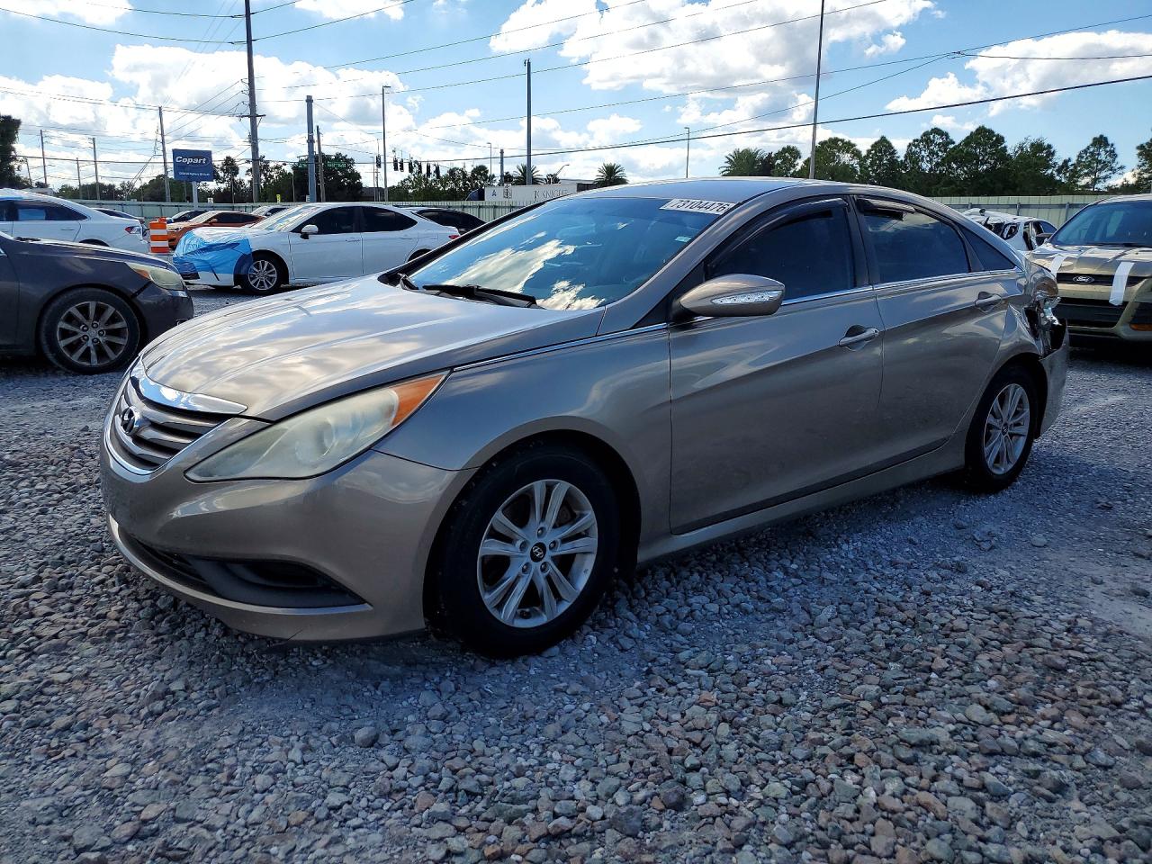 2014 HYUNDAI SONATA GLS | 5NPEB4ACXEH941031 | UPCARS