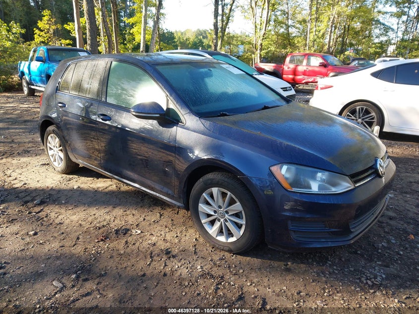 2016 VOLKSWAGEN GOLF TSI S 4-DOOR | 3VW117AU7GM025302 | UPCARS