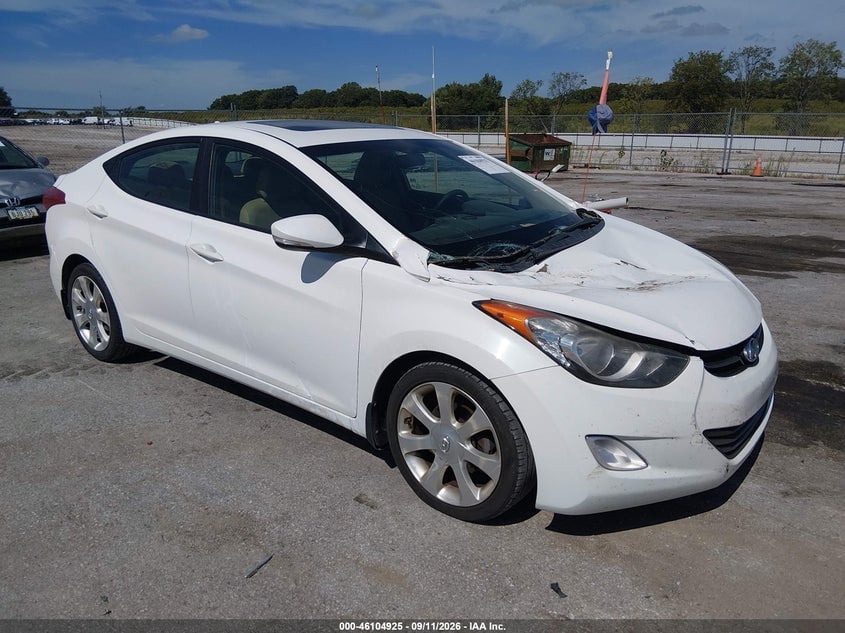 2013 HYUNDAI ELANTRA LIMITED | 5NPDH4AE6DH170349 | UPCARS