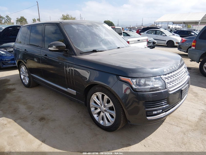 2016 LAND ROVER RANGE ROVER 3.0L V6 TURBOCHARGED DIESEL HSE TD6 | SALGS2KF8GA258639 | UPCARS