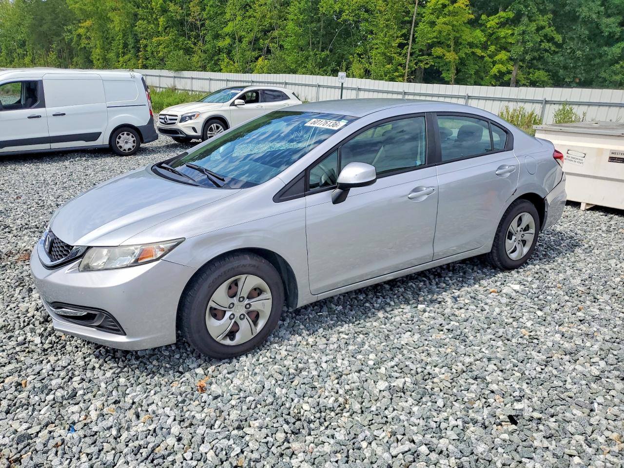 2013 HONDA CIVIC LX | 2HGFB2F56DH511492 | UPCARS