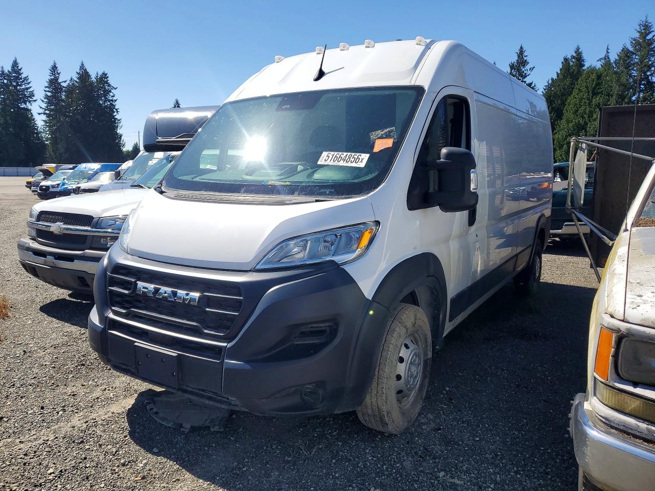 2023 RAM PROMASTER 2500 HIGH | 3C6LRVDG9PE564083 | UPCARS