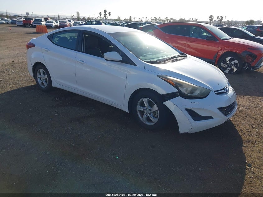 2015 HYUNDAI ELANTRA SE | 5NPDH4AE0FH638997 | UPCARS
