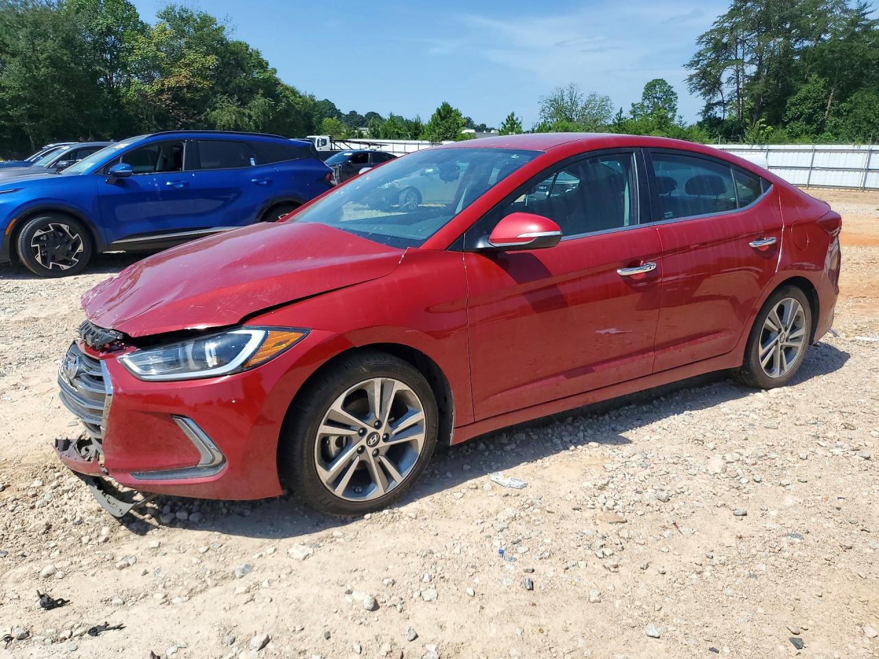 2017 HYUNDAI ELANTRA LIMITED | KMHD84LF0HU166178 | UPCARS