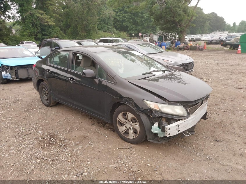2013 HONDA CIVIC LX | 2HGFB2F52DH592877 | UPCARS