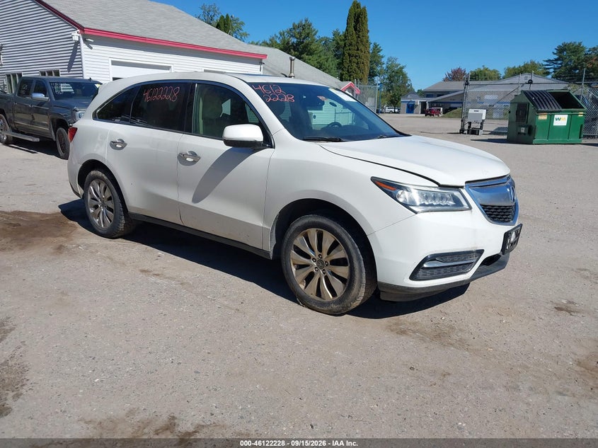 2014 ACURA MDX TECHNOLOGY PACKAGE | 5FRYD4H46EB011808 | UPCARS