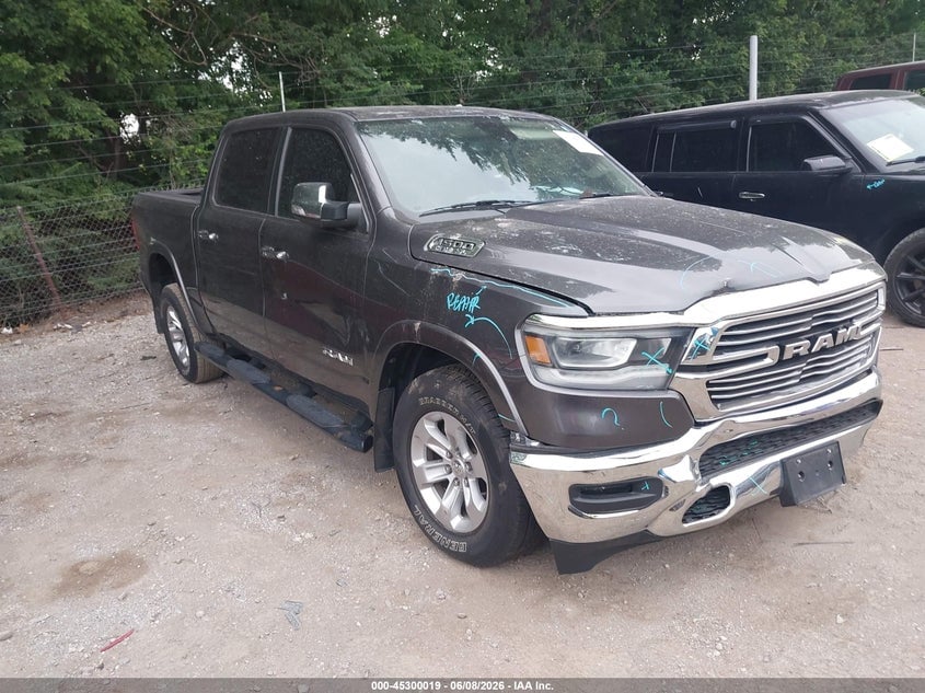 2020 RAM 1500 LARAMIE  4X4 5'7 BOX | 1C6SRFJT6LN350726 | UPCARS