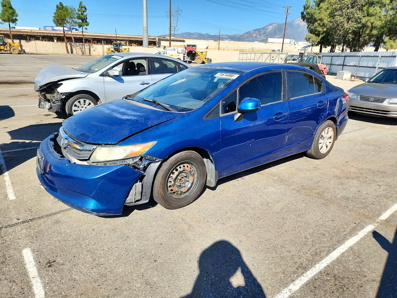 2012 HONDA CIVIC LX | 19XFB2F54CE344686 | UPCARS